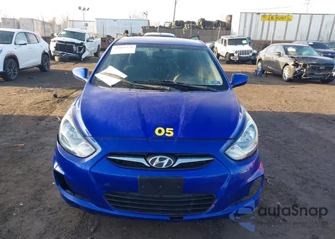 2012 Hyundai Accent Se z USA, uszkodzony, nr VIN KMHCU5AE3CU011091